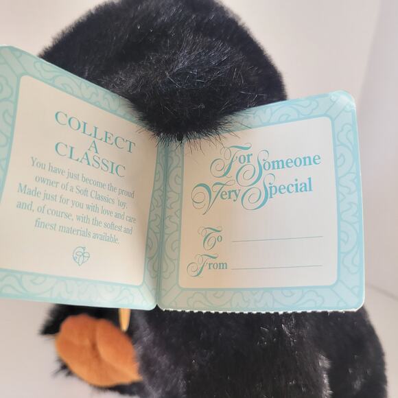 Black Bear Plush 14" 1995 Toys R Us Geoffrey Soft Classic Stuffed Animal Stuffie - Picture 7 of 11